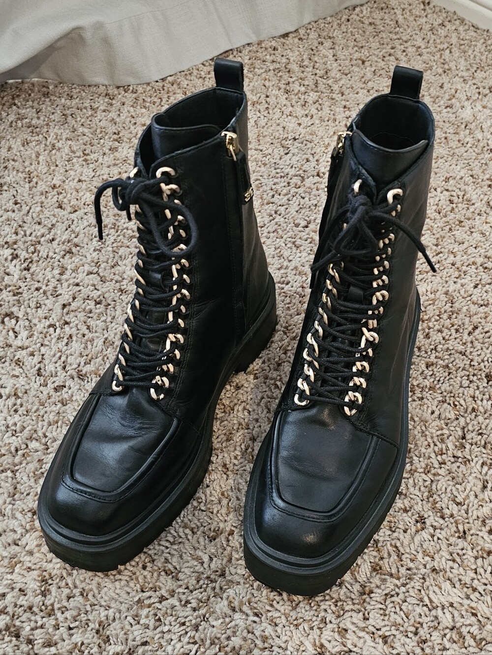 Sam Edelman Lug Sole Combat Boots